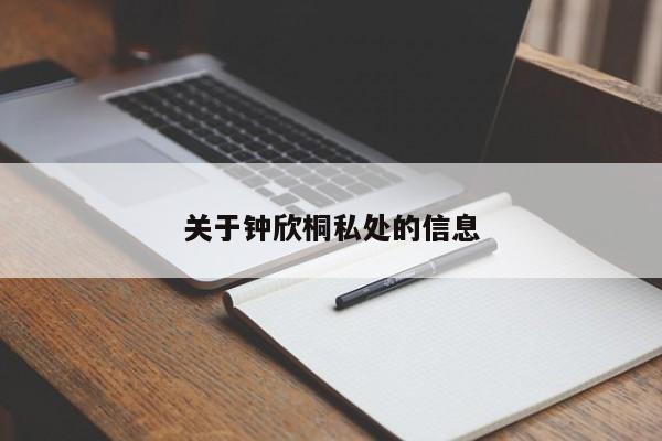 关于钟欣桐私处的信息
