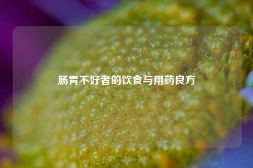 肠胃不好者的饮食与用药良方