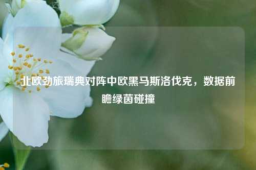 北欧劲旅瑞典对阵中欧黑马斯洛伐克，数据前瞻绿茵碰撞