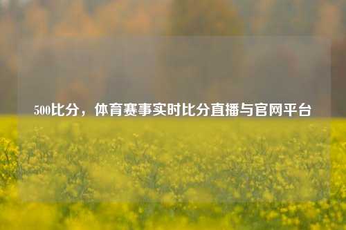 500比分，体育赛事实时比分直播与官网平台