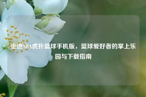 走进NBA虎扑篮球手机版，篮球爱好者的掌上乐园与下载指南
