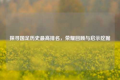探寻国足历史最高排名，荣耀回顾与启示挖掘