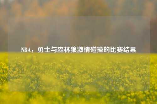 NBA，勇士与森林狼激情碰撞的比赛结果