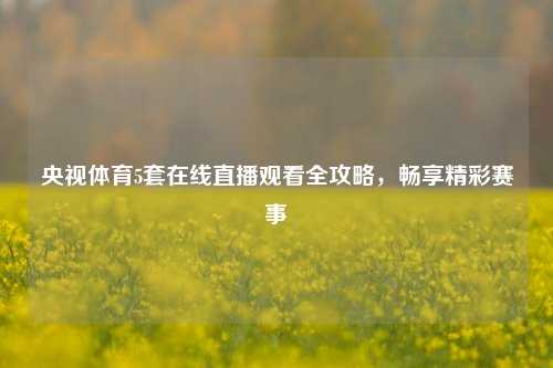 央视体育5套在线直播观看全攻略，畅享精彩赛事