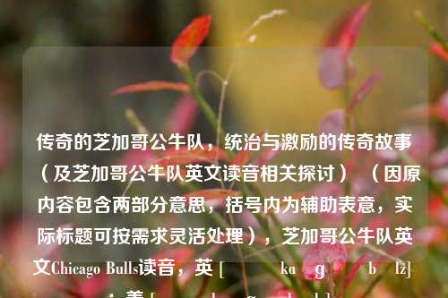 传奇的芝加哥公牛队，统治与激励的传奇故事（及芝加哥公牛队英文读音相关探讨）  （因原内容包含两部分意思，括号内为辅助表意，实际标题可按需求灵活处理），芝加哥公牛队英文Chicago Bulls读音，英 [ʃɪˈkɑːɡəʊ bʌlz] ；美 [ʃɪˈkɑːɡoʊ bʌlz] 。