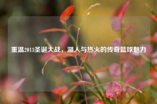 重温2013圣诞大战，湖人与热火的传奇篮球魅力