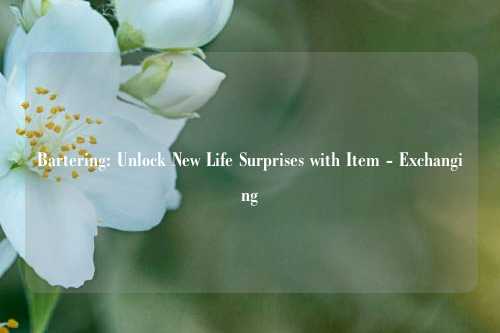 Bartering: Unlock New Life Surprises with Item - Exchanging