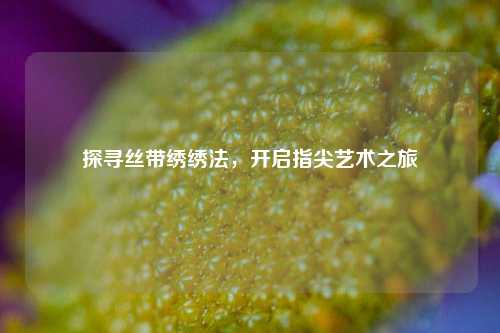 探寻丝带绣绣法，开启指尖艺术之旅